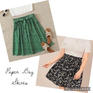 Set of Paper Bag Skirts
